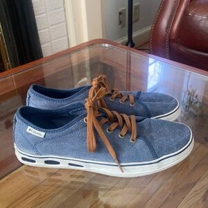 Columbia Vulc N Vent Shore Lace Canvas Casual Shoes Men's size 8.5